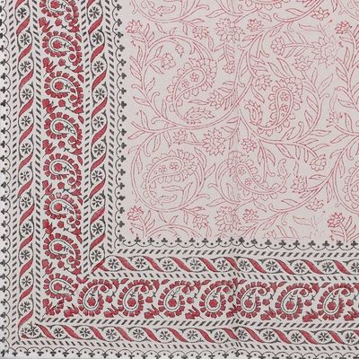 Alternate image for Cotton Bandana with Paisley and Vine Designs Paisley Foliage
