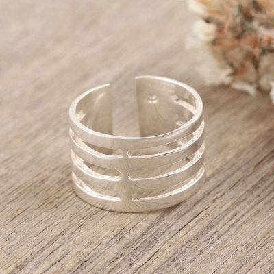 Alternate image for Polished Sterling Silver Wrap Toe Ring Crafted in India Trendy Exoticism