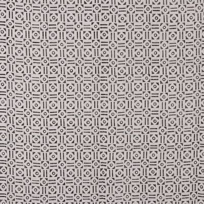 Alternate image for Geometric Vine-Patterned Hand-Block Printed Cotton Sarong Enchanting Geometry